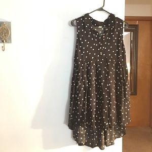 Large polka dot dress